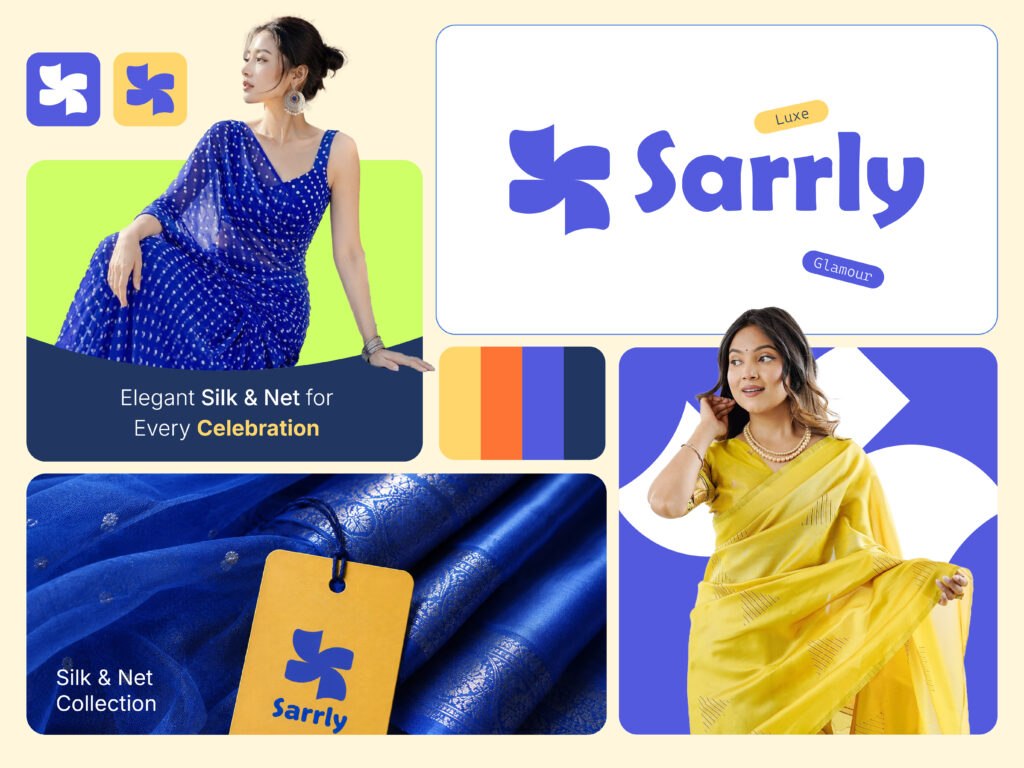Sarrly-Silk & Net Collection Branding potfolio image