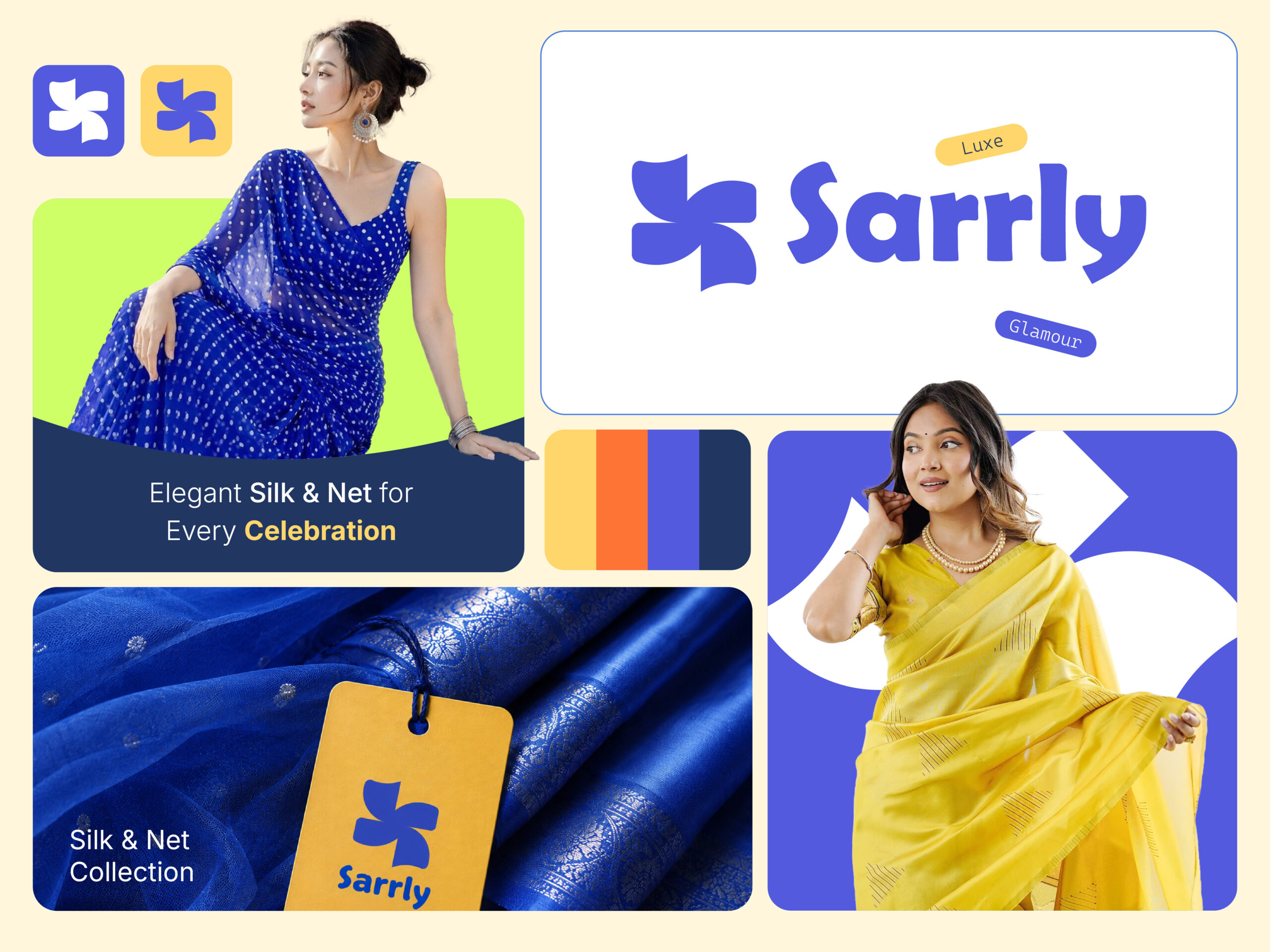 Sarrly | Modern Saree Brand Identity