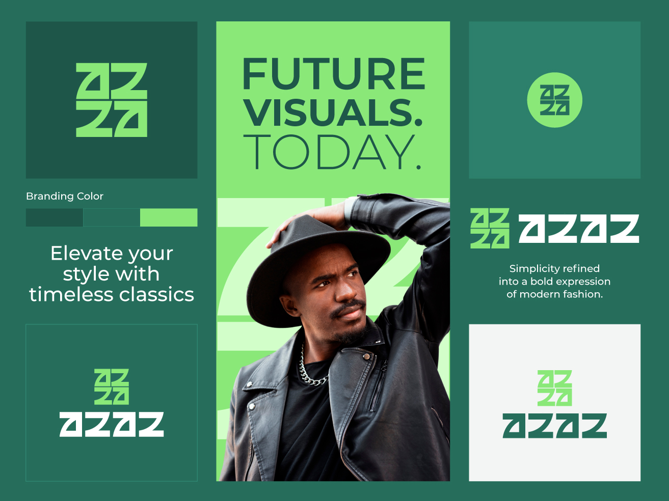 AZAZ — Modern Man Fashion Brand Identity