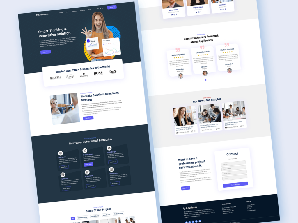 Marketing Agency Web Template image